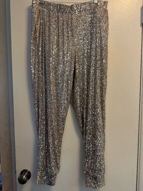 Cable & Gauge Sequin Pants (Large)